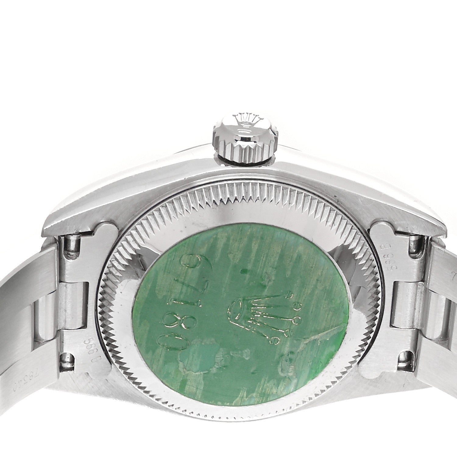 Rolex Stainless Steel 24mm Oyster Perpetual Watch Blue 67180 4 of 4