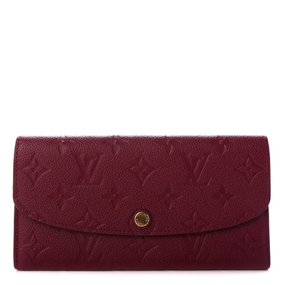 Louis Vuitton Empreinte Emilie Wallet Raisin 1 of 8