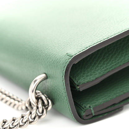 Gucci Pebbled Calfskin Small Dionysus Shoulder Bag Emerald 11 of 12