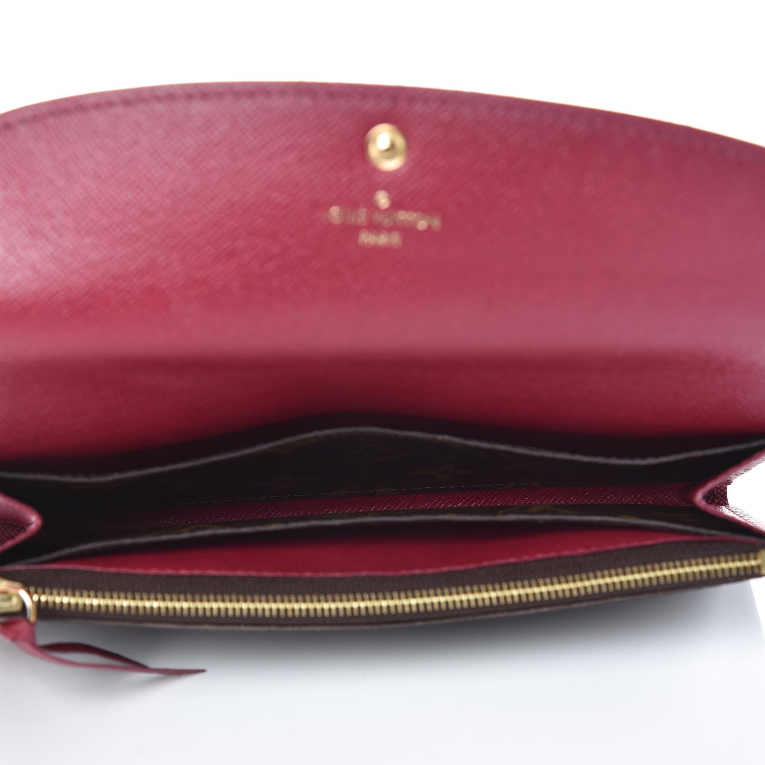 Louis Vuitton Monogram Emilie Wallet Fuchsia 5 of 9
