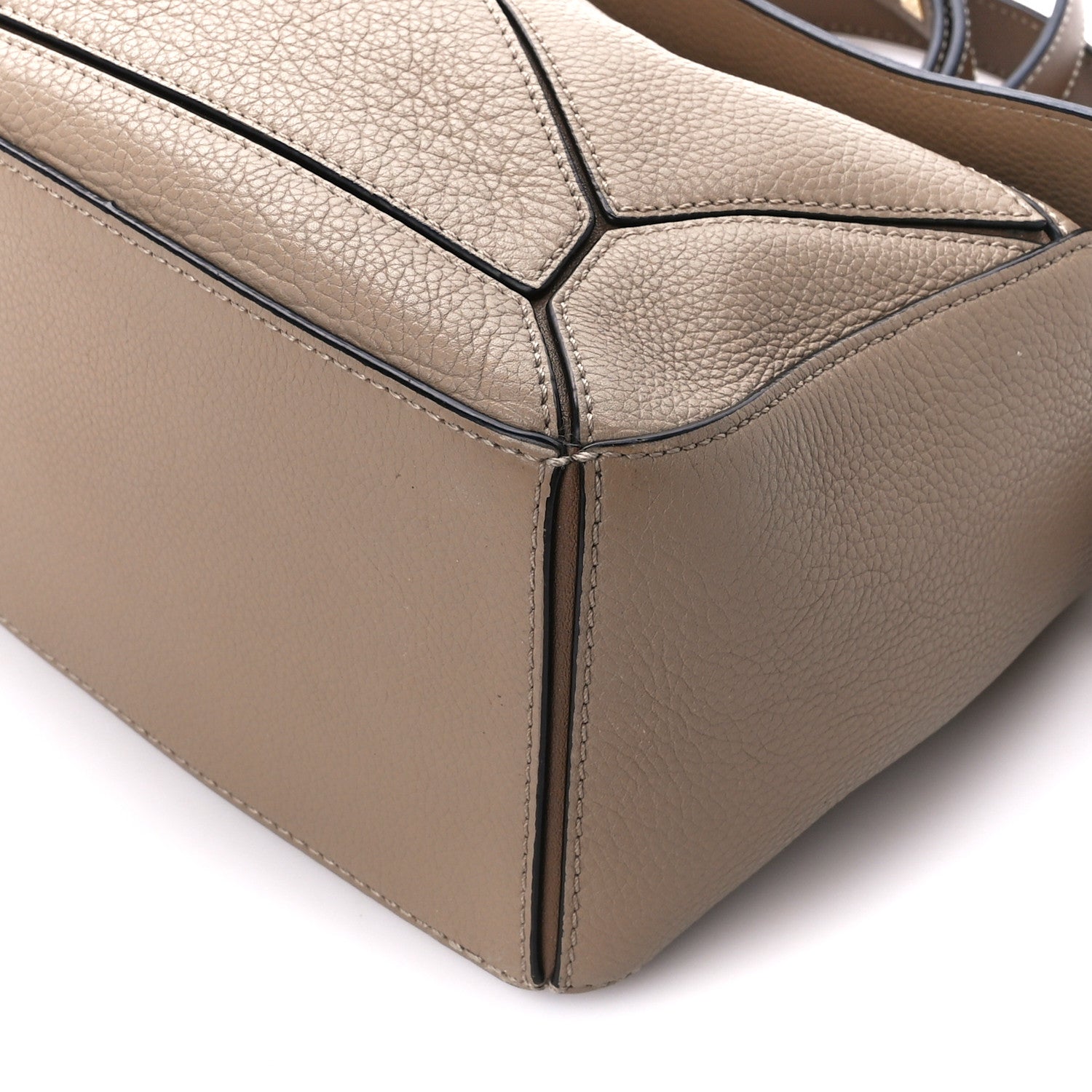 Loewe Grained Calfskin Small Puzzle Bag Sand Mink 10 of 10