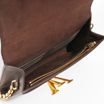 Louis Vuitton Calfskin Chain Louise GM Granit 5 of 7
