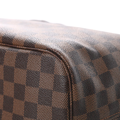 Louis Vuitton Damier Ebene Neo Neverfull MM Rose Ballerine 12 of 17