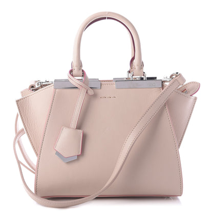 Fendi Vitello Dolce Mini 3Jours Tote Plaster 1 of 10