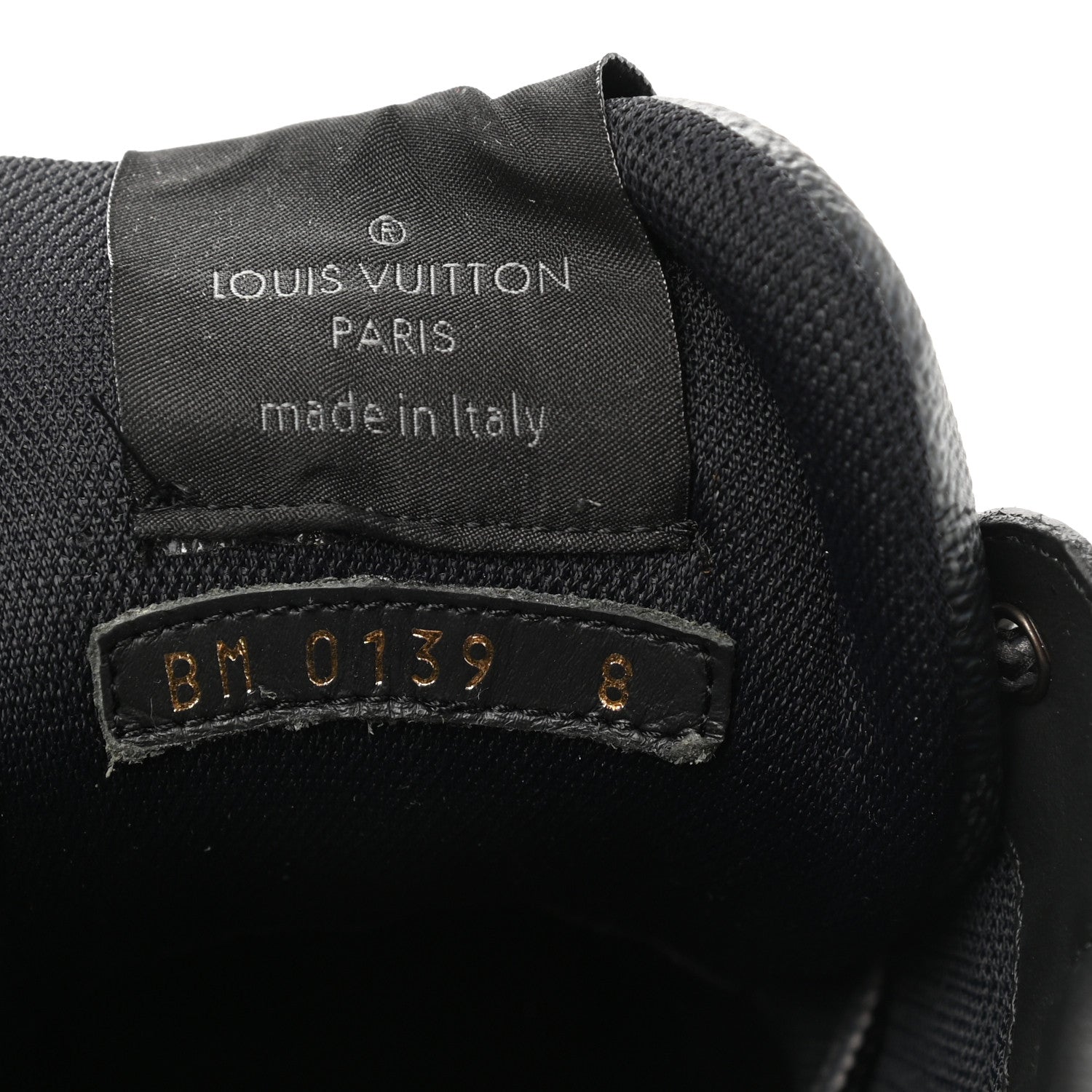 Louis Vuitton Calfskin Damier Graphite Harlem Sneakers 8 Black 8 of 9