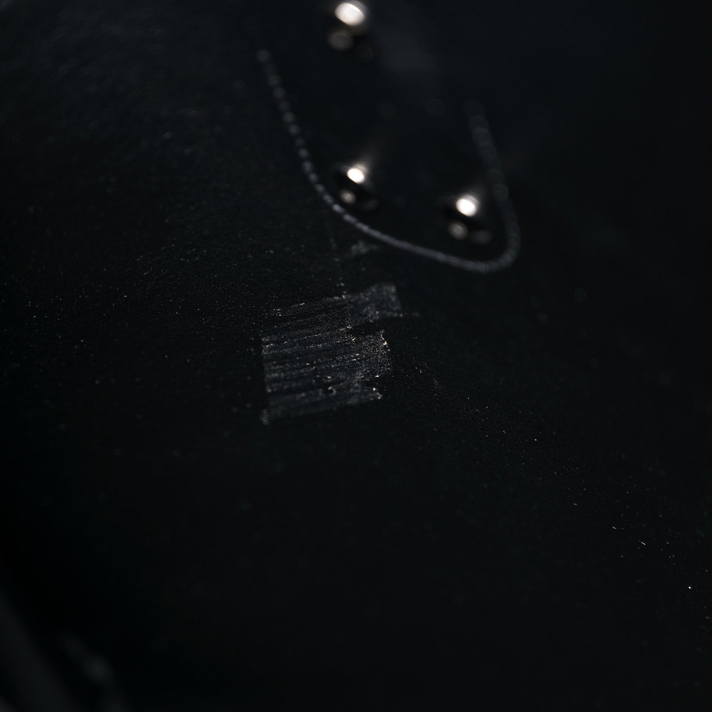 Grained Calfskin Topstitch Small Sac De Jour Black Porcelain