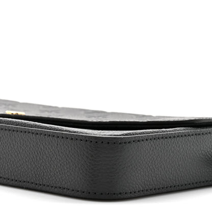 Louis Vuitton Empreinte Pochette Felicie Chain Wallet Black 11 of 13