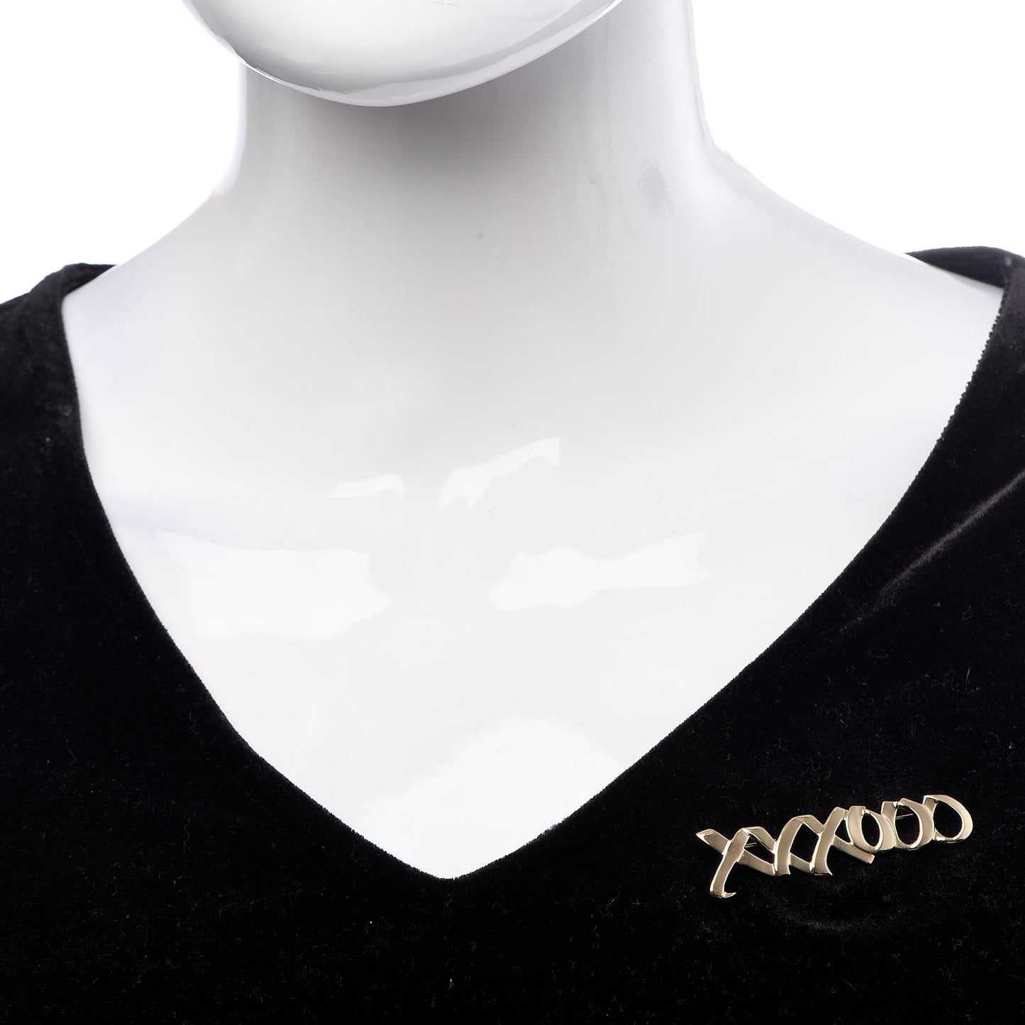 18K Yellow Gold Paloma's Graffiti Love and Kisses Brooch