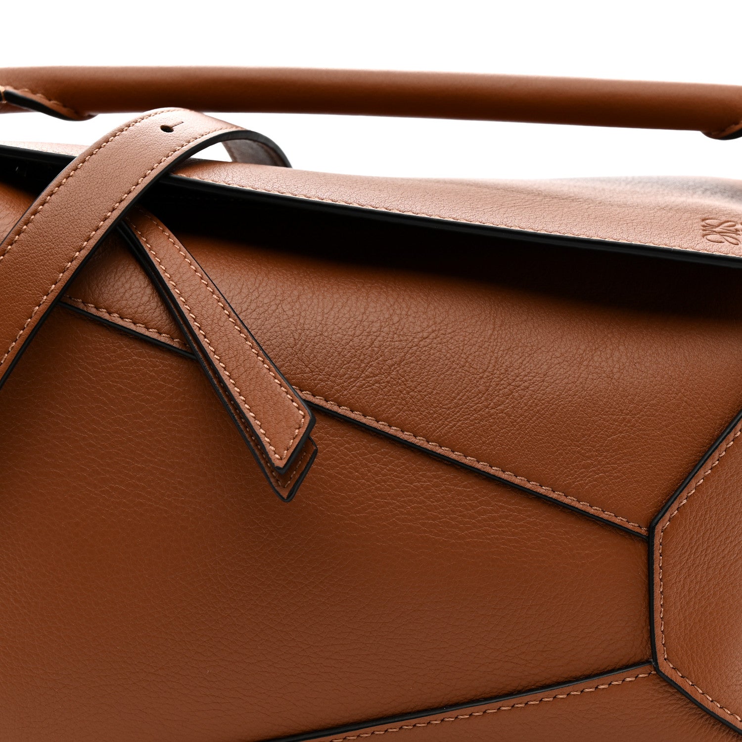 Loewe Calfskin Small Puzzle Edge Bag Tan 8 of 11
