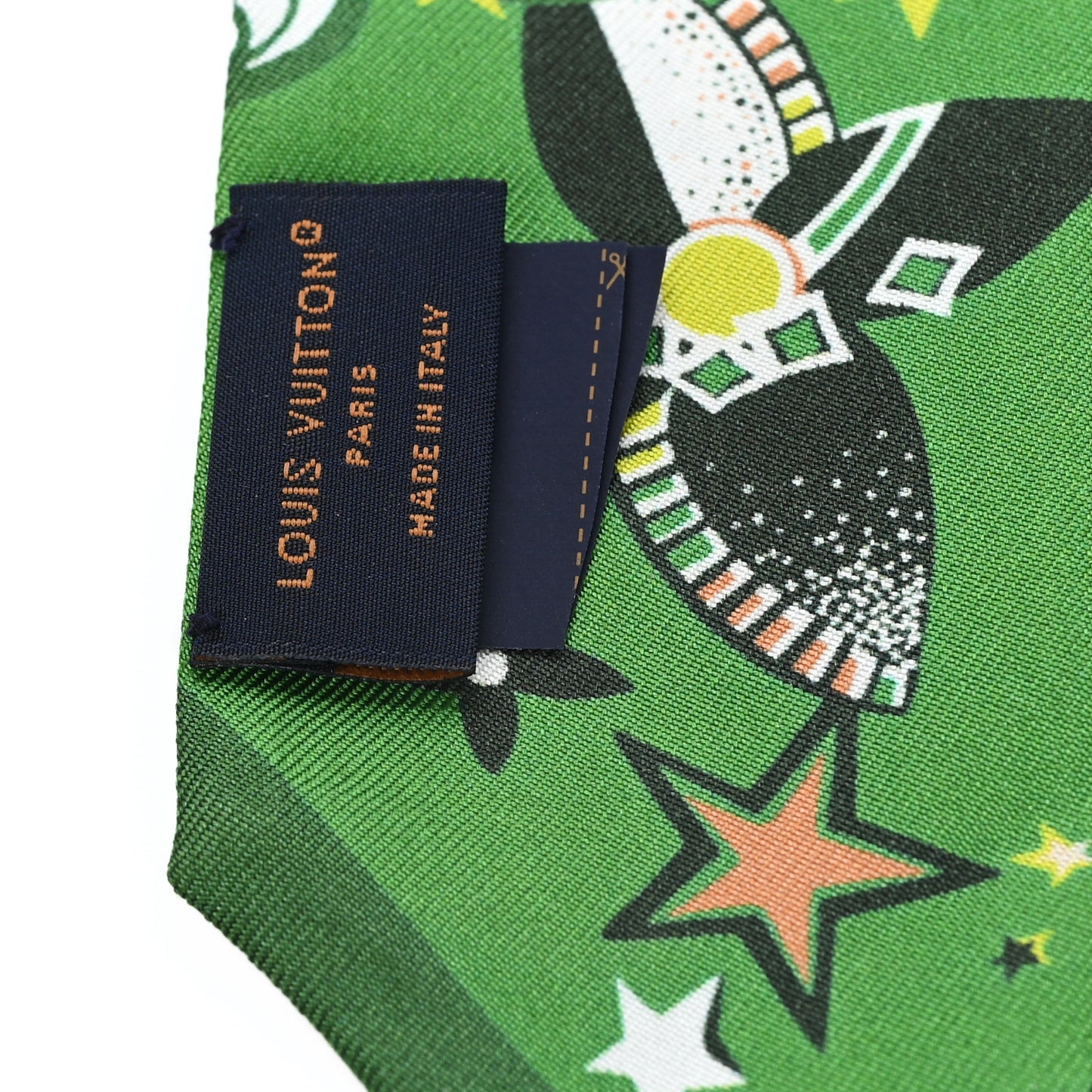 Silk Monogram LV Star Sign Taurus BB Bandeau Green