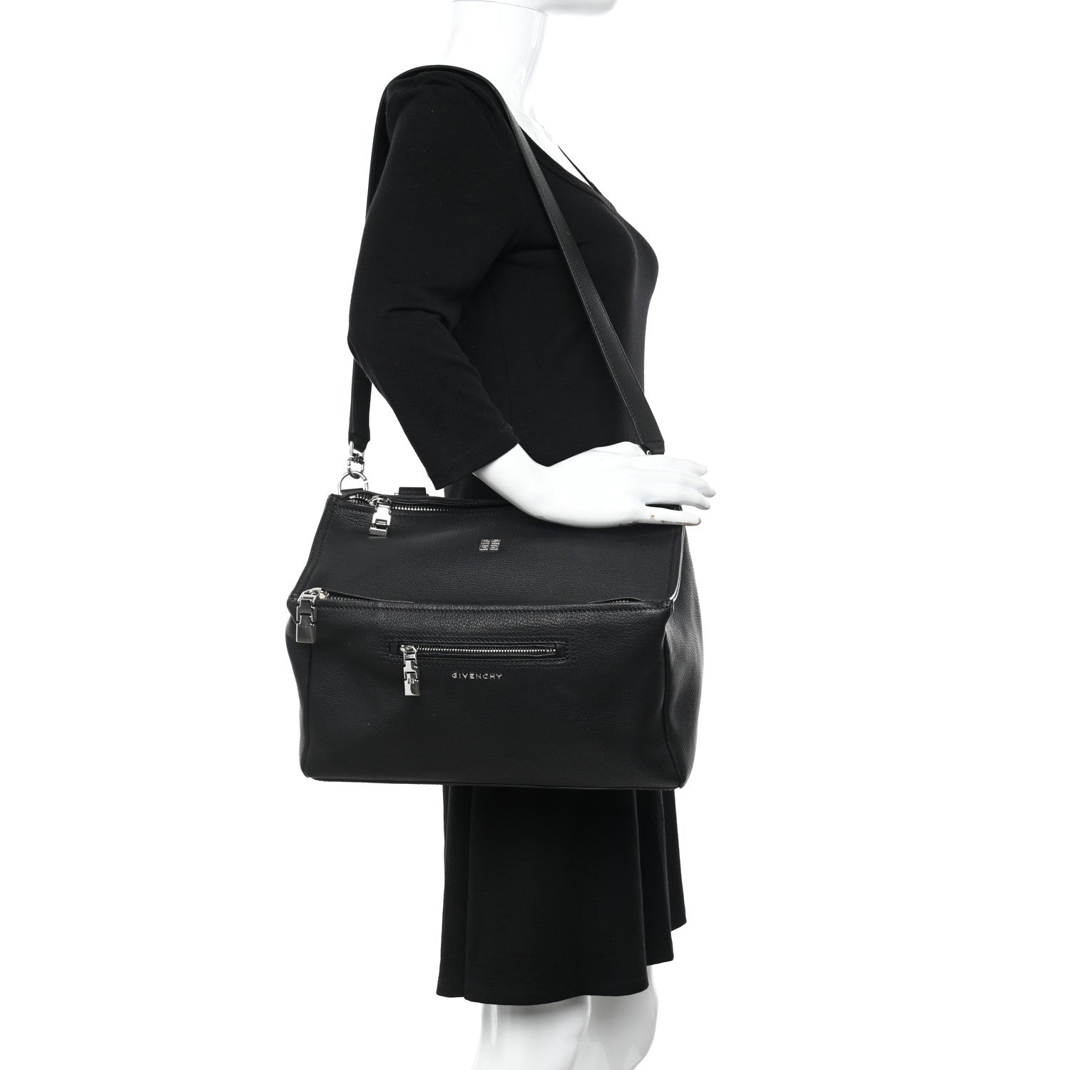 Givenchy Sugar Goatskin Medium Pandora Black 2 of 13