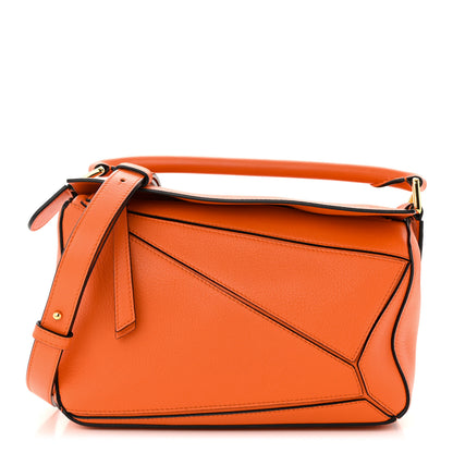 Loewe Calfskin Small Puzzle Bag Coral 1 of 12