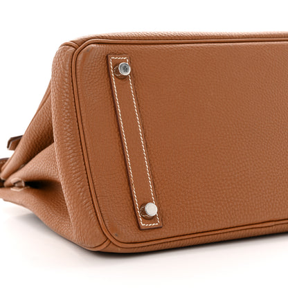 Hermes Taurillon Clemence Birkin 30 Gold 9 of 15