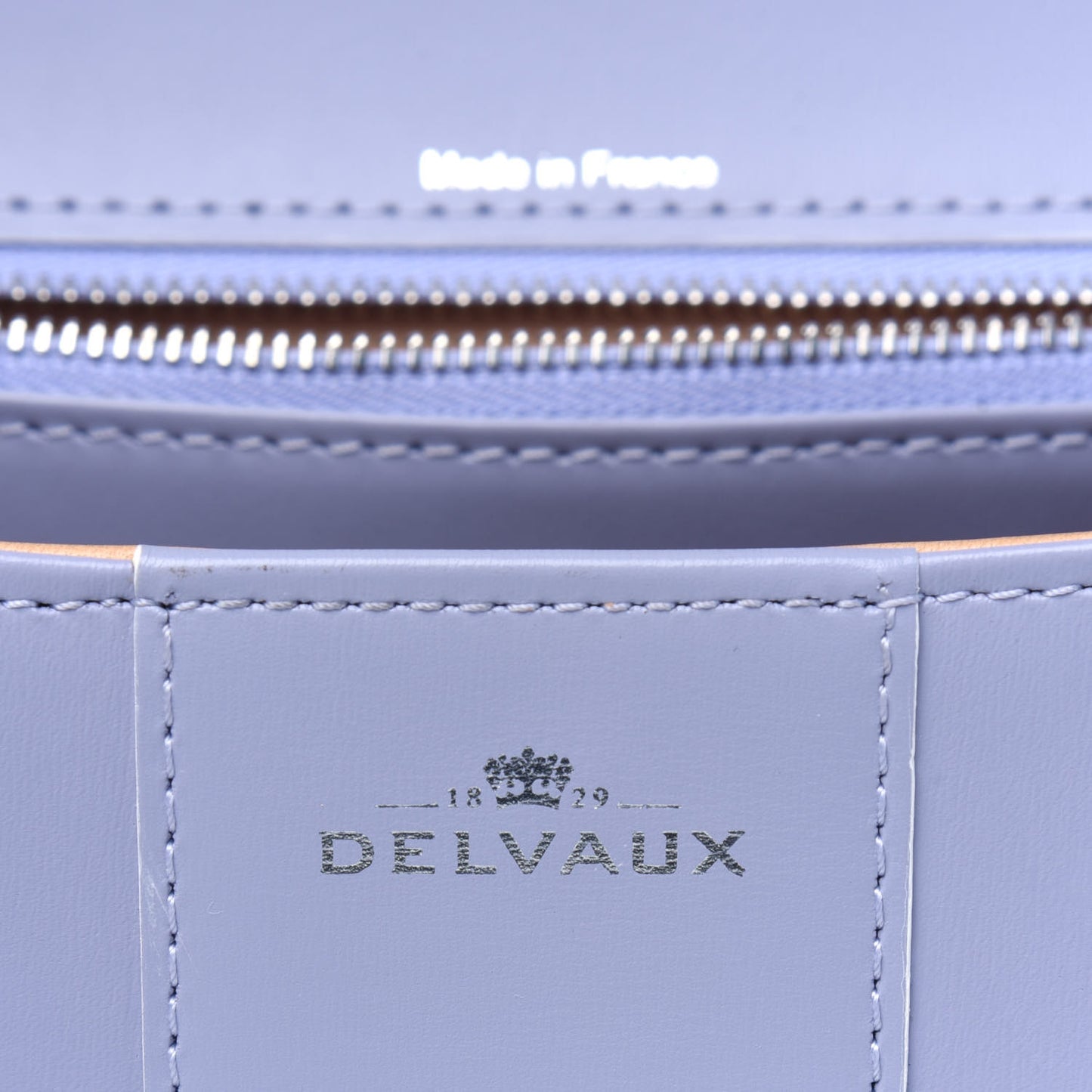 Box Calfskin MM Brillant Satchel Lilac