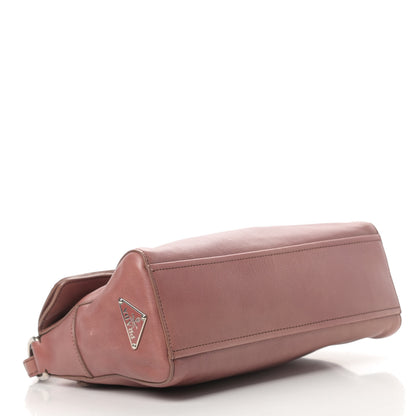 Prada Buffalo Easy Pushlock Flap Shoulder Bag Confetto 4 of 15