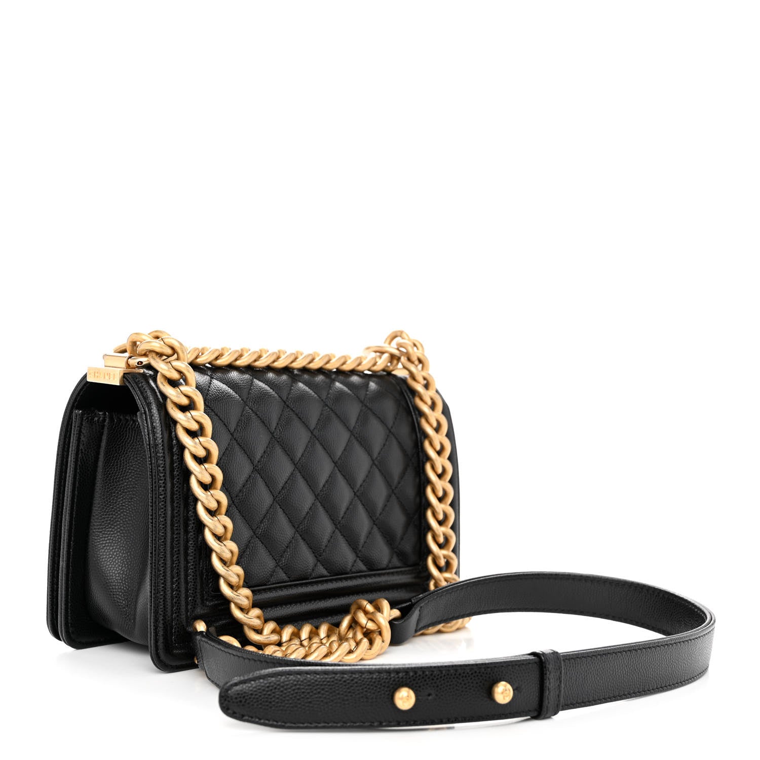Chanel Caviar Quilted Small Boy Flap Black 3 of 11