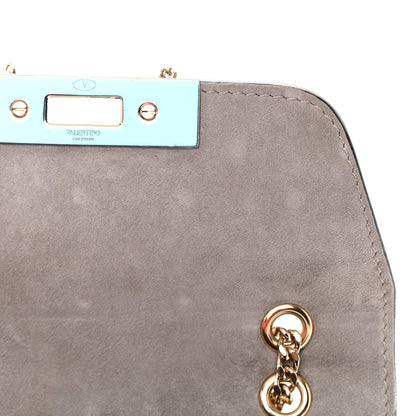Valentino Garavani Crystal Suede Mini Rockstud Demilune Shoulder Bag Multicolor 10 of 12