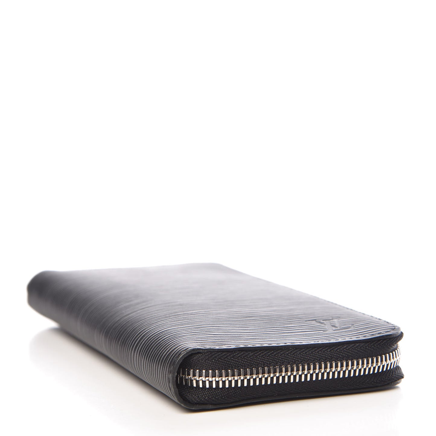 Epi Zippy Vertical Wallet Black