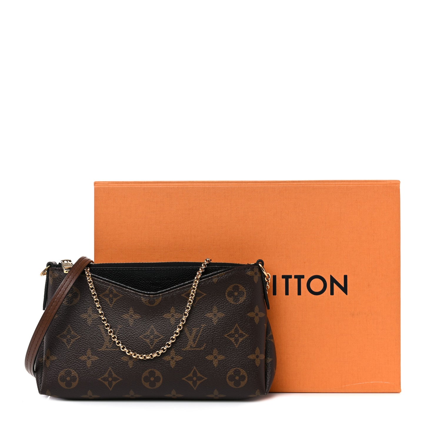 Monogram Pallas Clutch Black