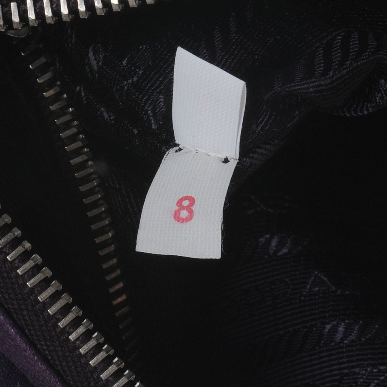 Prada Nappa Leather Bow Satchel Viola 8 of 10