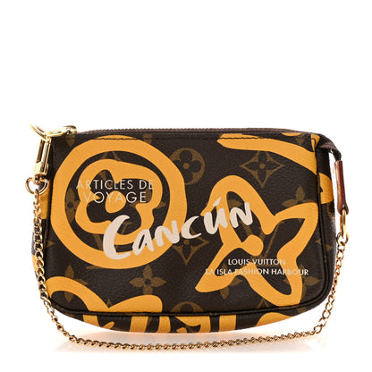 Louis Vuitton Monogram Tahitienne Cancun Mini Pochette Accessories 1 of 7