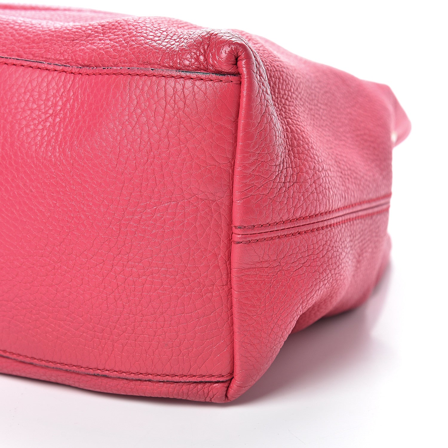 Gucci Pebbled Calfskin Medium Soho Chain Shoulder Bag Pink 9 of 23