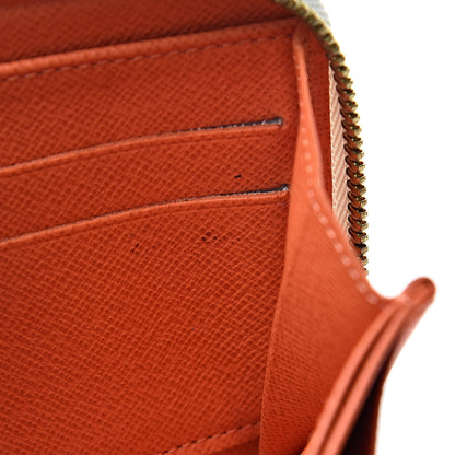Louis Vuitton Monogram Multicolor Zippy Wallet White Orange 10 of 13