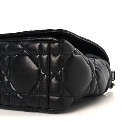 Christian Dior Calfskin Macrocannage Large Caro Bag Black 10 of 10