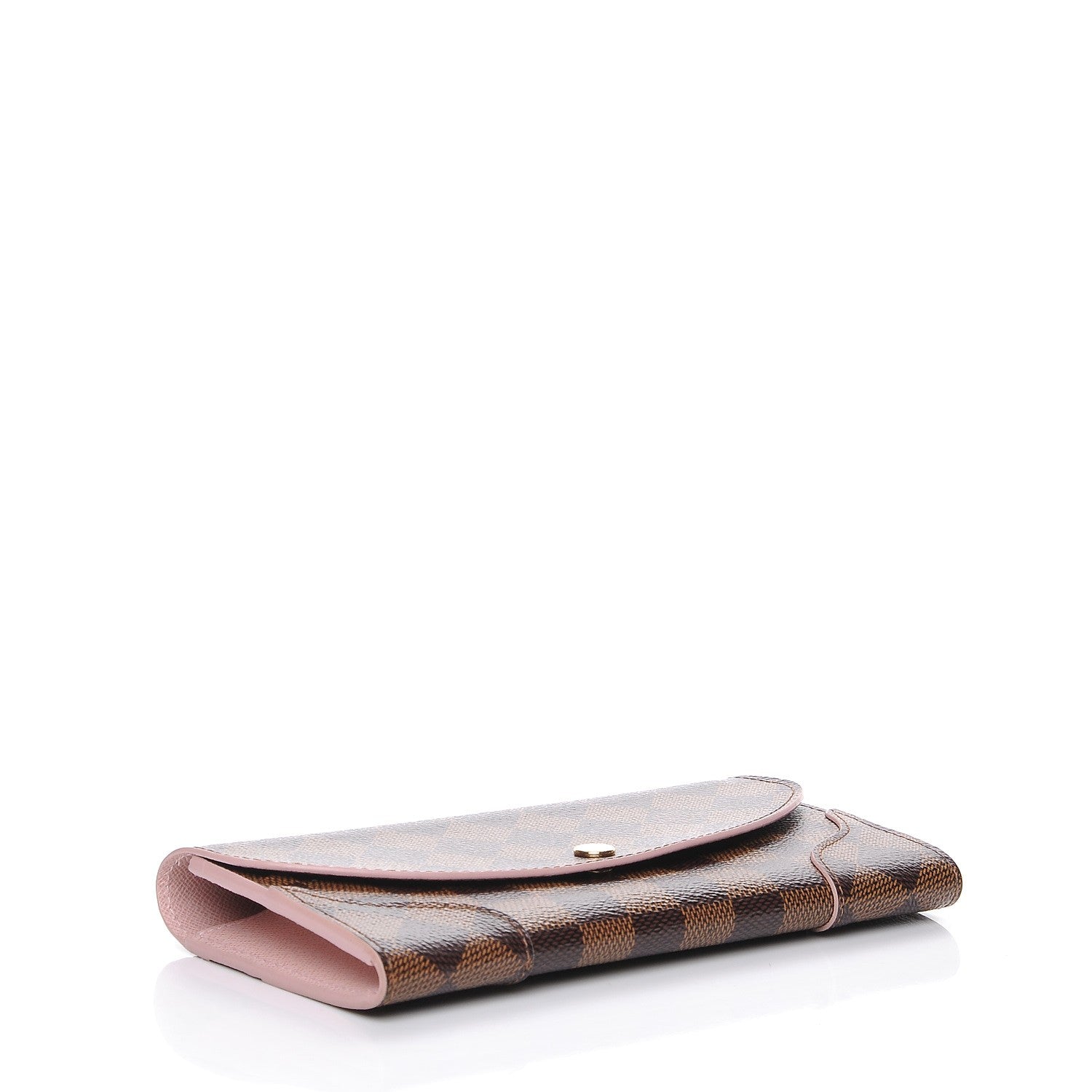 Louis Vuitton Damier Ebene Caissa Wallet Rose Ballerine 4 of 7