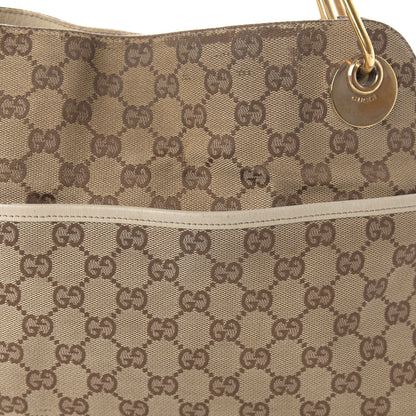 Gucci Monogram Medium Eclipse Shoulder Bag Off White 10 of 13