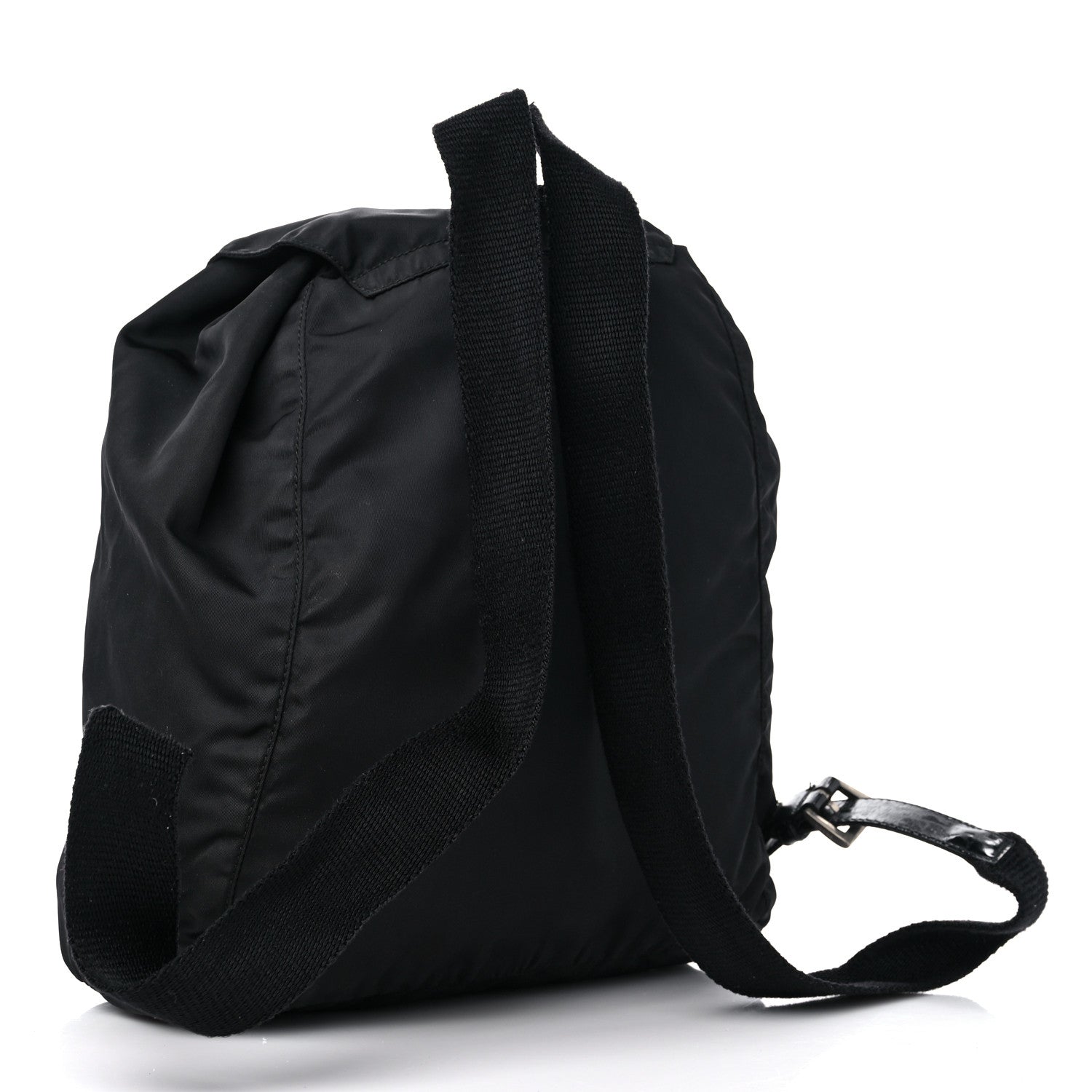 Prada Tessuto Nylon Vela Cinch Backpack Black 2 of 16