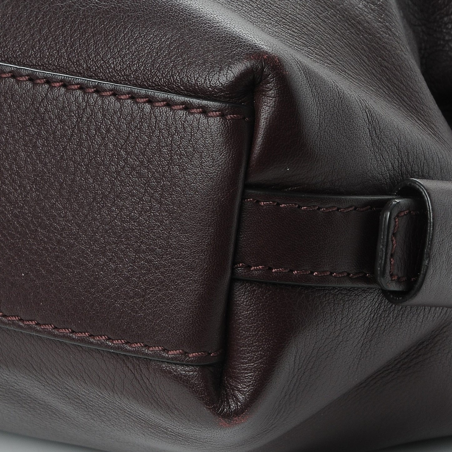 Waxed Calfskin Micro Nightingale Oxblood