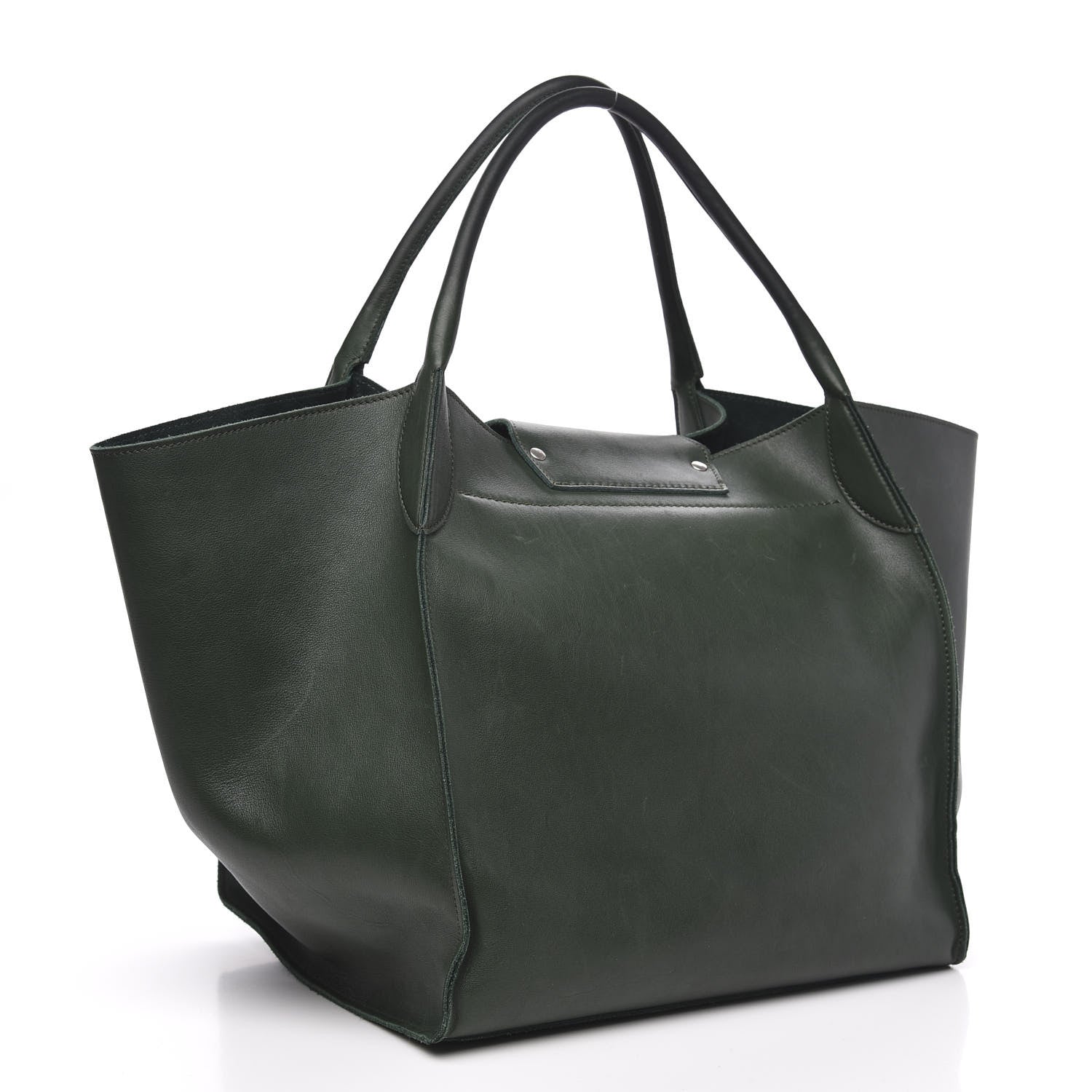 Celine Smooth Calfskin Medium Big Bag Dark Green 3 of 13