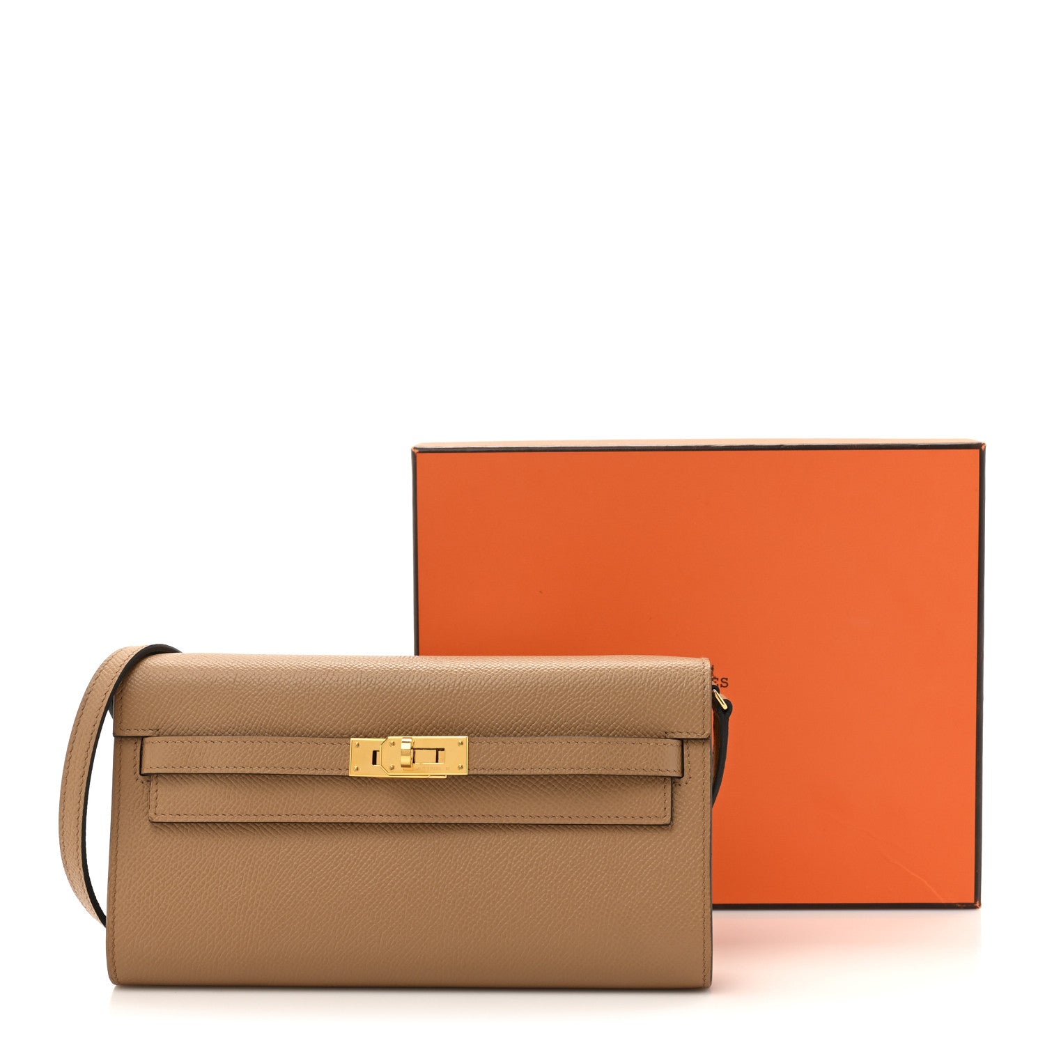 Hermes Epsom Verso Kelly Wallet To Go Chai Mauve Sylvestre 14 of 14