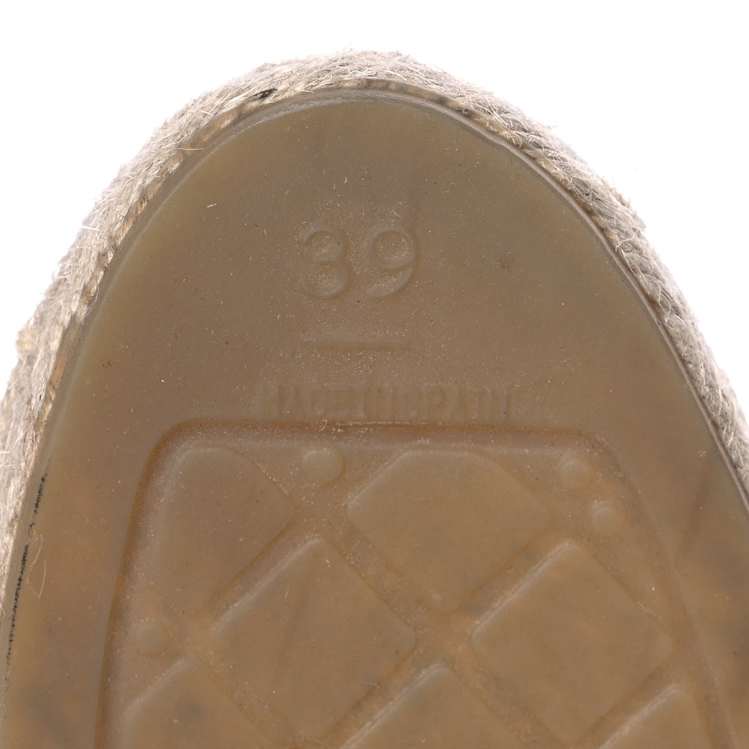Chanel Calfskin CC Espadrille Mules 39 Dark Beige 7 of 11