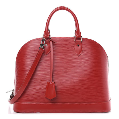 Louis Vuitton Epi Alma MM Carmine 1 of 12