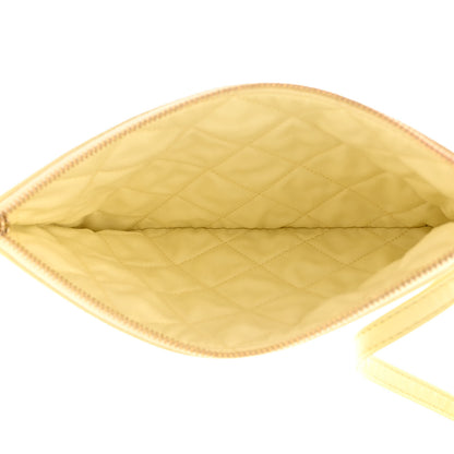Chanel Shiny Calfskin Quilted Small Chanel 22 Light Yellow 7 of 12