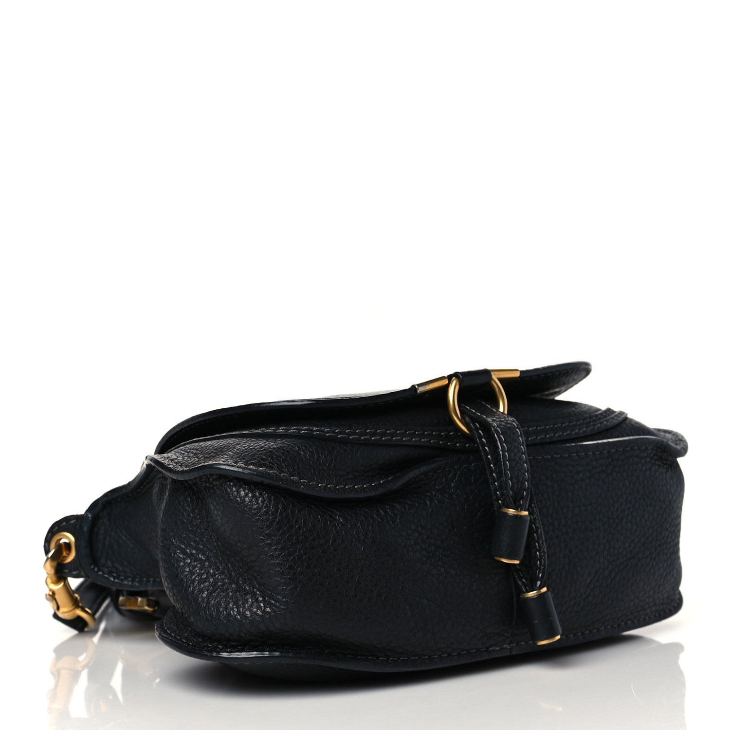Chloe Calfskin Baby Marcie Satchel Black 4 of 10