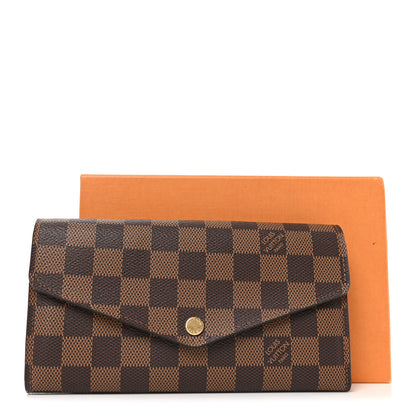 Louis Vuitton Damier Ebene Sarah Wallet NM 7 of 7