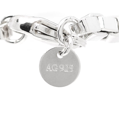 Tiffany Sterling Silver 4mm Venetian Link Bracelet 4 of 5