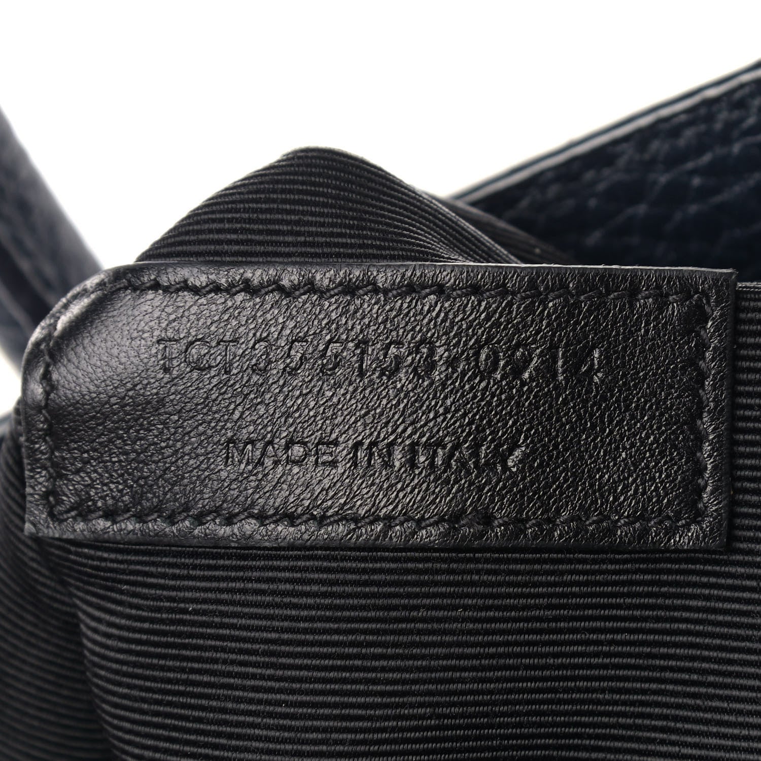 Saint Laurent Grained Calfskin Small Sac De Jour Navy 7 of 9
