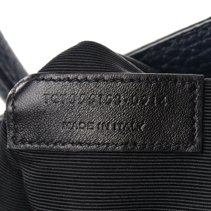 Saint Laurent Grained Calfskin Small Sac De Jour Navy 7 of 9