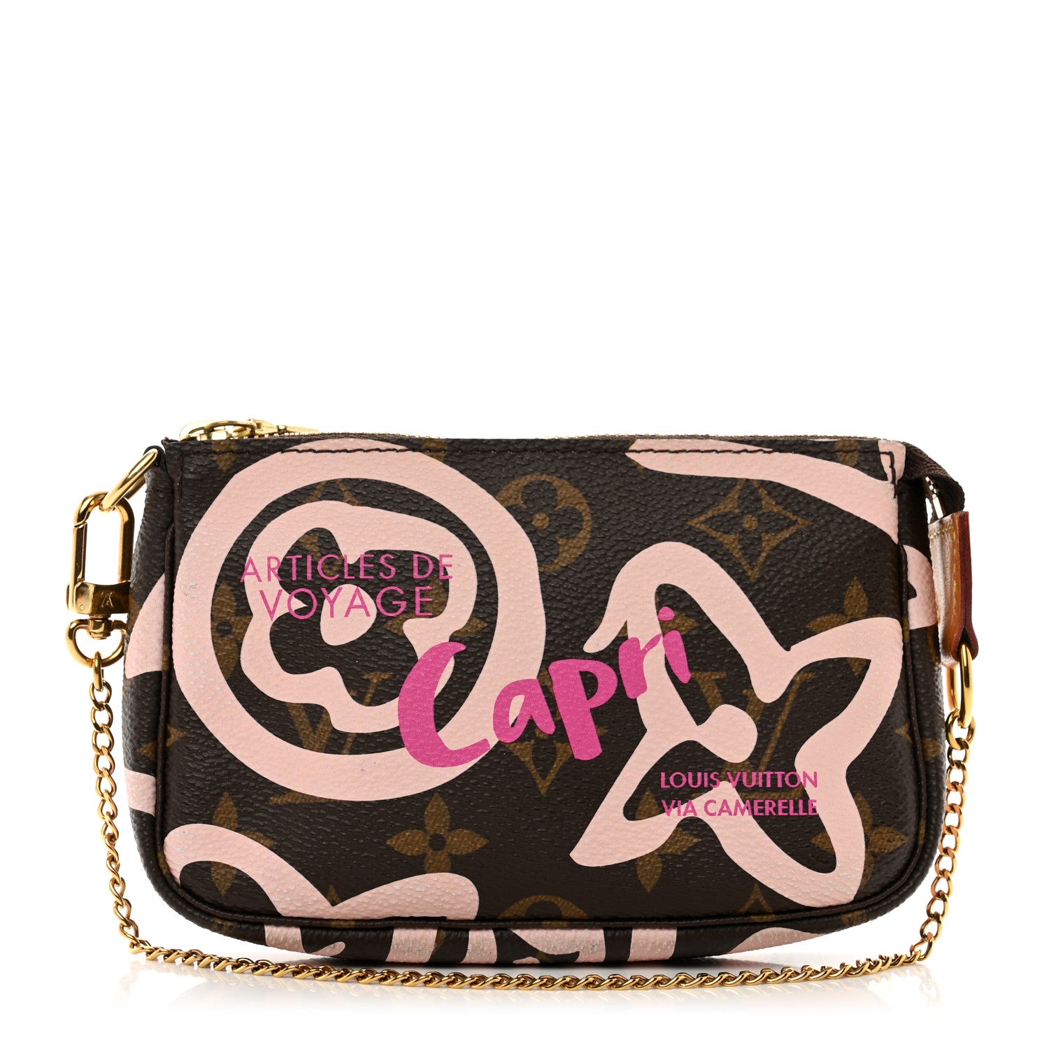 Louis Vuitton Monogram Tahitienne Capri Mini Pochette Accessories 1 of 8