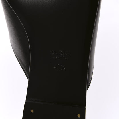 Gucci Malaga Kid Horsebit Slide Sandals 40.5 Black 8 of 10
