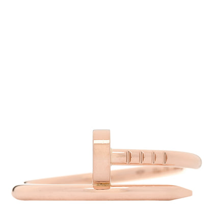 Cartier 18K Pink Gold Small Juste Un Clou Ring 54 6.75 1 of 5