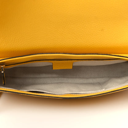 Gucci Cellarius Calfskin Medium Soho Flap Crossbody New Buttercup 5 of 10