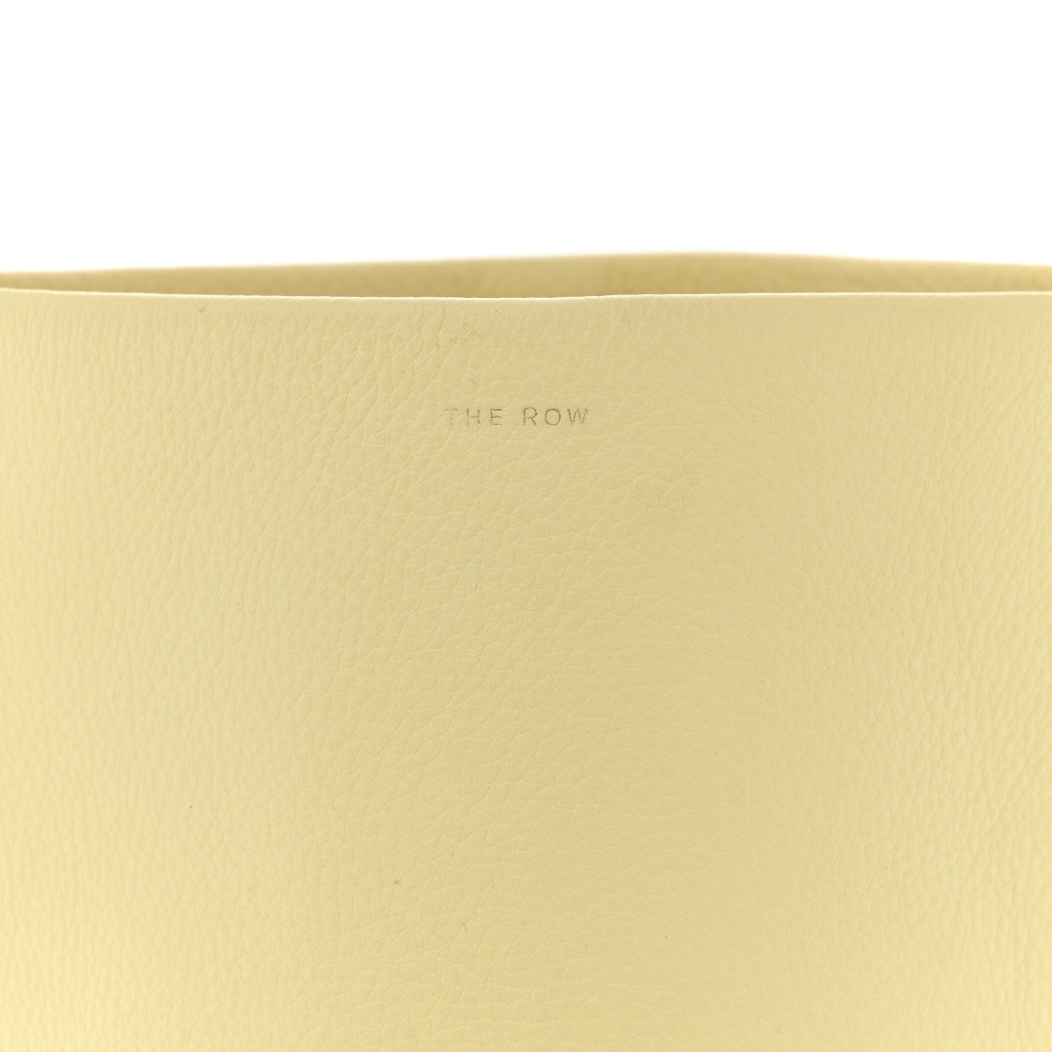 The Row Grained Calfskin Small N/S Park Tote Lemon Sorbet 7 of 10