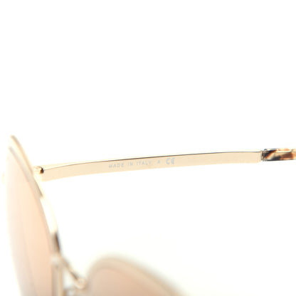 Chanel Round Mirror Sunglasses 4206 Gold 6 of 8