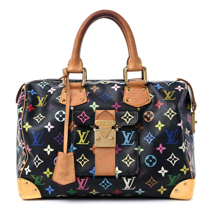 Louis Vuitton Monogram Multicolor Speedy 30 Black 1 of 18