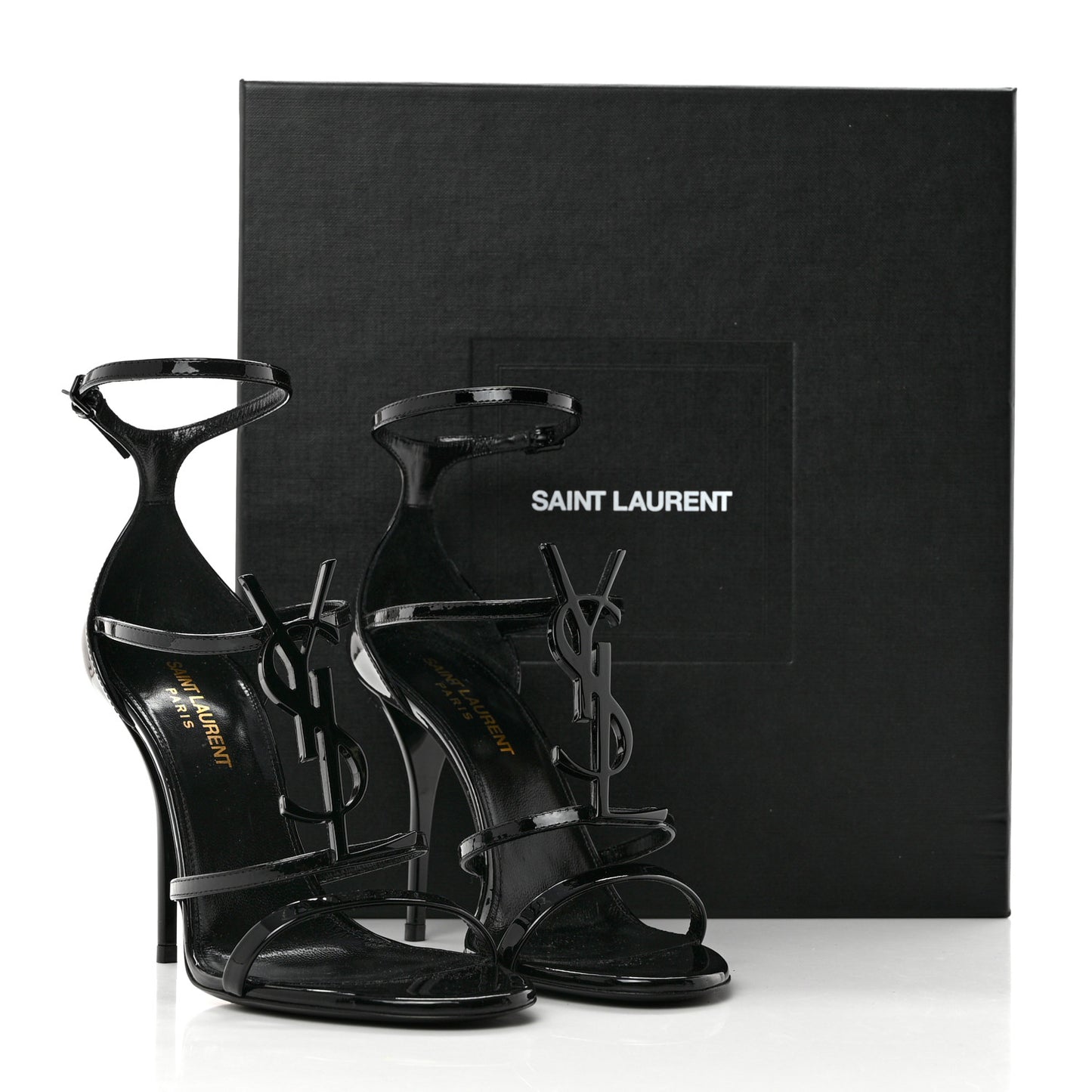 Patent Cassandra 100 Sandals 37.5 Black